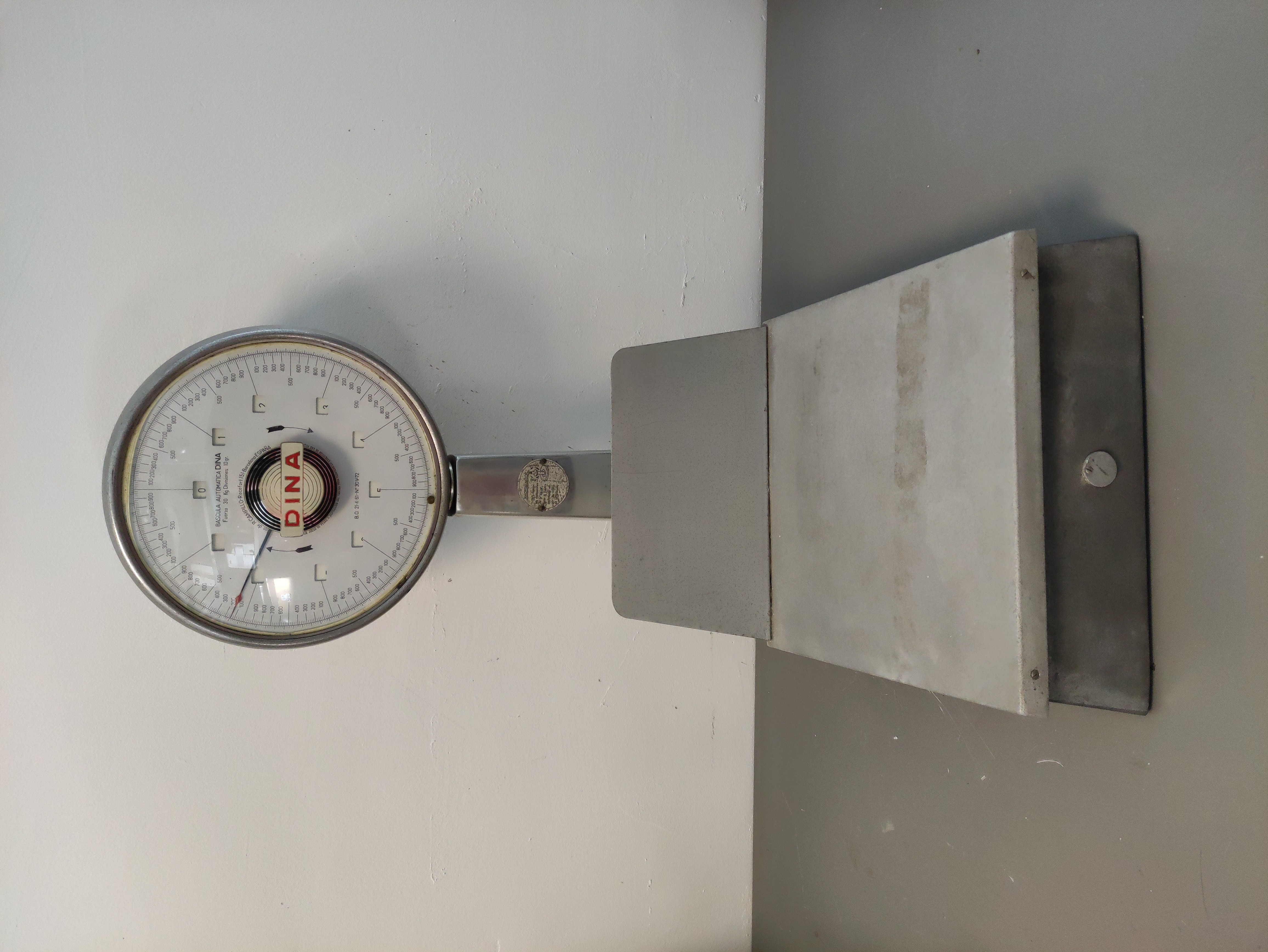 balanza plataforma sobremesa dina inox cristal 86x41x58 1u